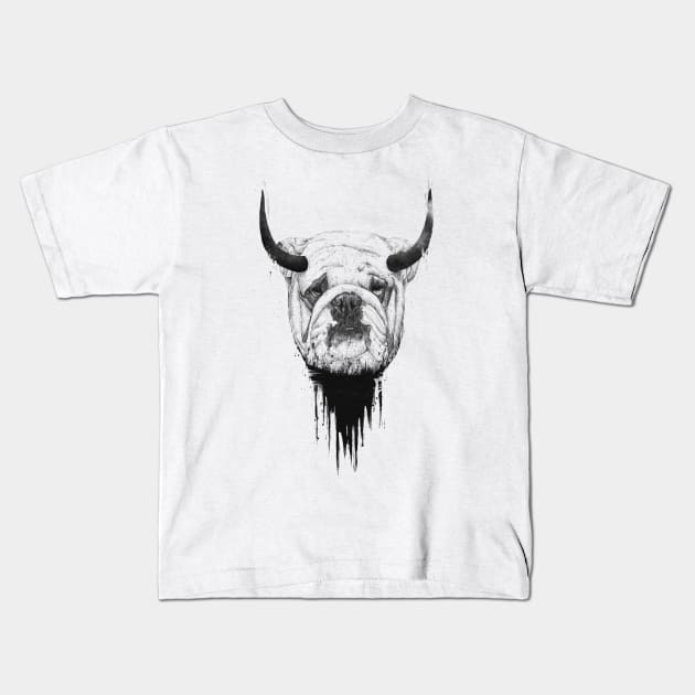 Bulldog Kids T-Shirt by soltib